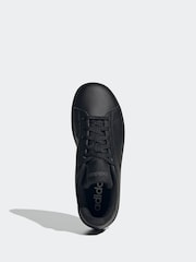 adidas Black Kids Advantage Base 2.0 Trainers - Image 5 of 9
