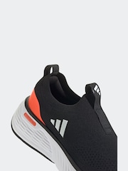 Negro - Zapatillas sin cordones estilo calcetín Cloudfoam Go de adidas - Imagen 9 de 9