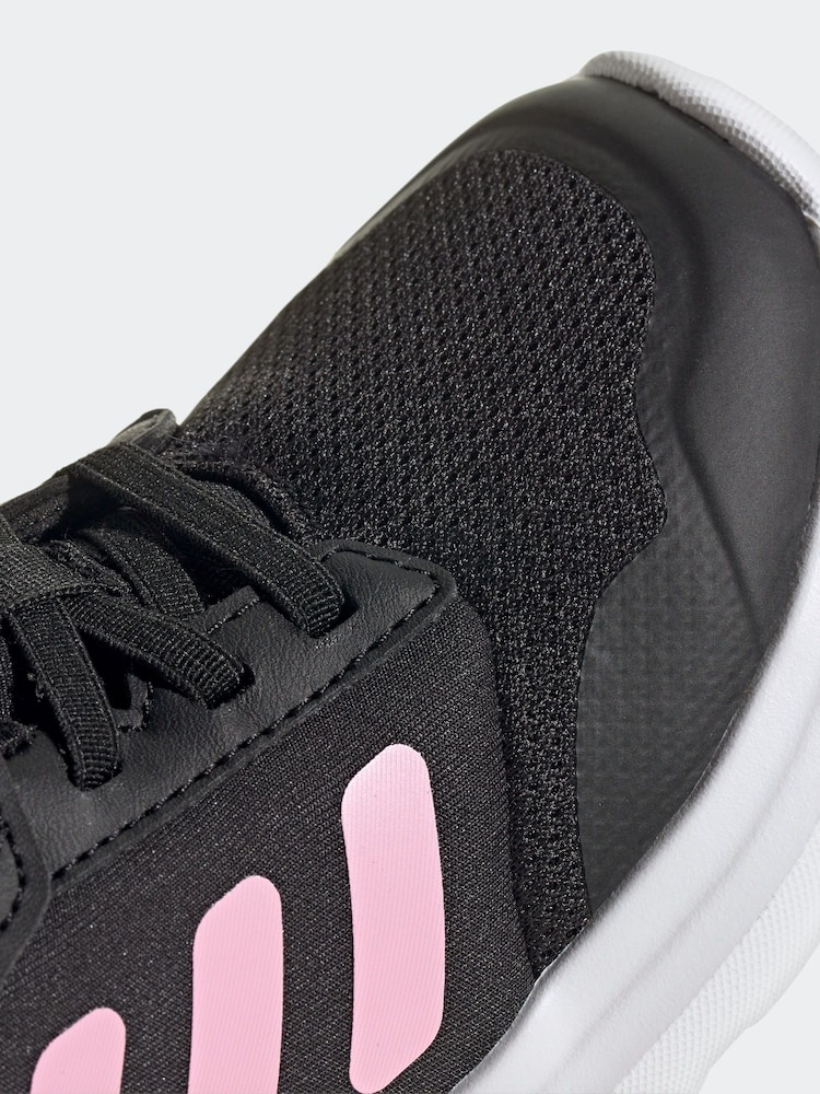 adidas Black/Pink Kids Tensaur Run 3.0 Trainers - Image 8 of 8