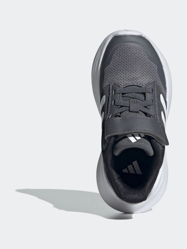 adidas Grey Black Kids Tensaur Run Trainers - Image 7 of 9