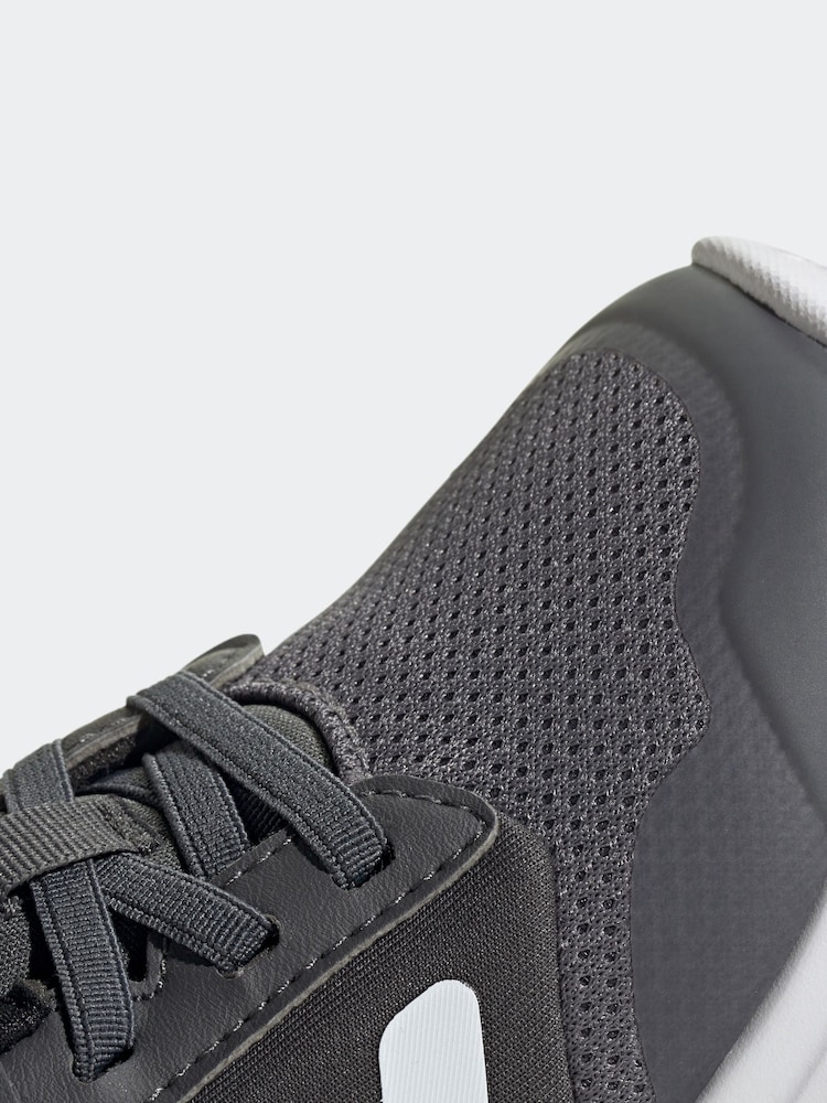 adidas Grey Black Kids Tensaur Run Trainers - Image 8 of 9