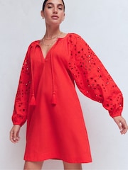 Boden Embroidered Sleeve Kaftan - Imagen 1 de 6