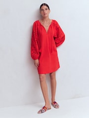 Boden Embroidered Sleeve Kaftan - Imagen 4 de 6