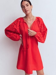 Boden Embroidered Sleeve Kaftan - Imagen 5 de 6