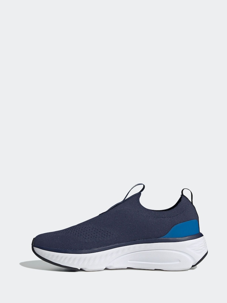 adidas Blue Cloudfoam Go Sock Trainers - Image 2 of 8