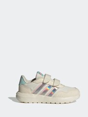 أبيض - adidas Kids Run 60s Shoes - صورة 1 من 8