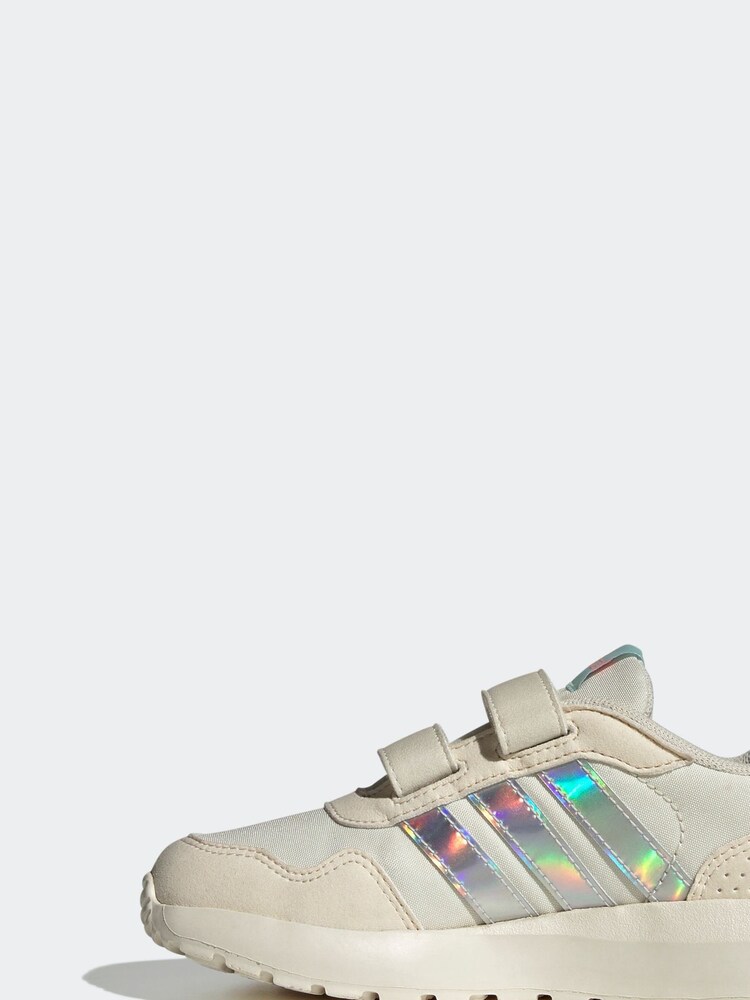 أبيض - adidas Kids Run 60s Shoes - صورة 2 من 8