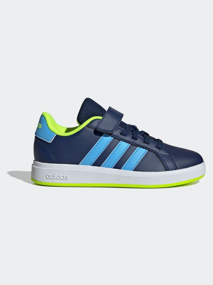 أزرق - adidas Kids Grand Court 2.0 Shoes - صورة 1 من 8