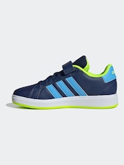 أزرق - adidas Kids Grand Court 2.0 Shoes - صورة 2 من 8