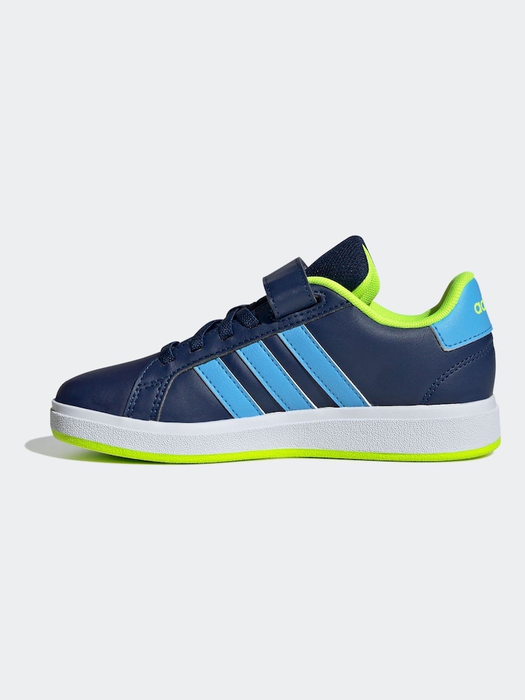 أزرق - adidas Kids Grand Court 2.0 Shoes - صورة 2 من 8
