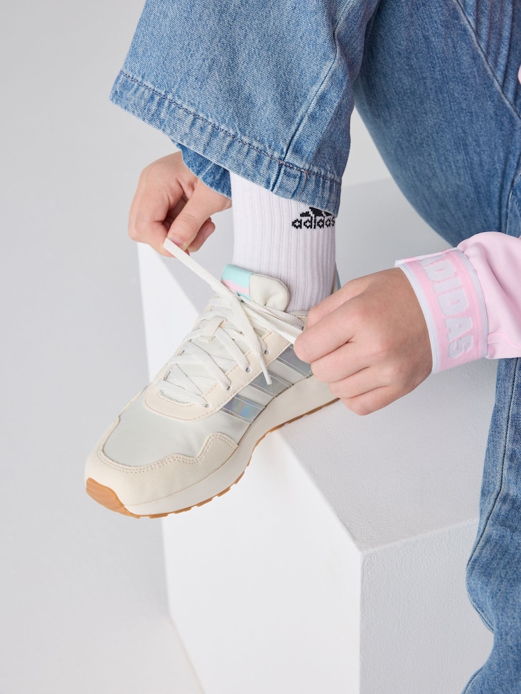 adidas White Run 60s Trainers - Image 7 of 7 adidas White Run 60s Trainers - Image 7 of 7