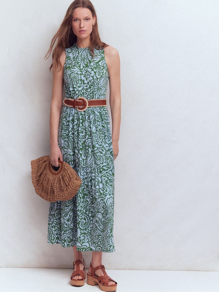 Boden Green Camalie Jersey Maxi Dress - Image 1 of 5 Boden Green Camalie Jersey Maxi Dress - Image 1 of 5
