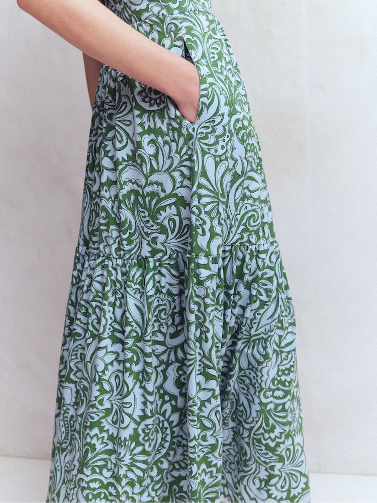 Boden Green Camalie Jersey Maxi Dress - Image 2 of 5 Boden Green Camalie Jersey Maxi Dress - Image 2 of 5