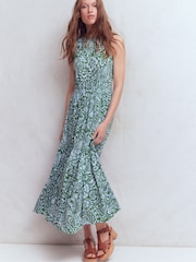 Boden Green Camalie Jersey Maxi Dress - Image 4 of 5