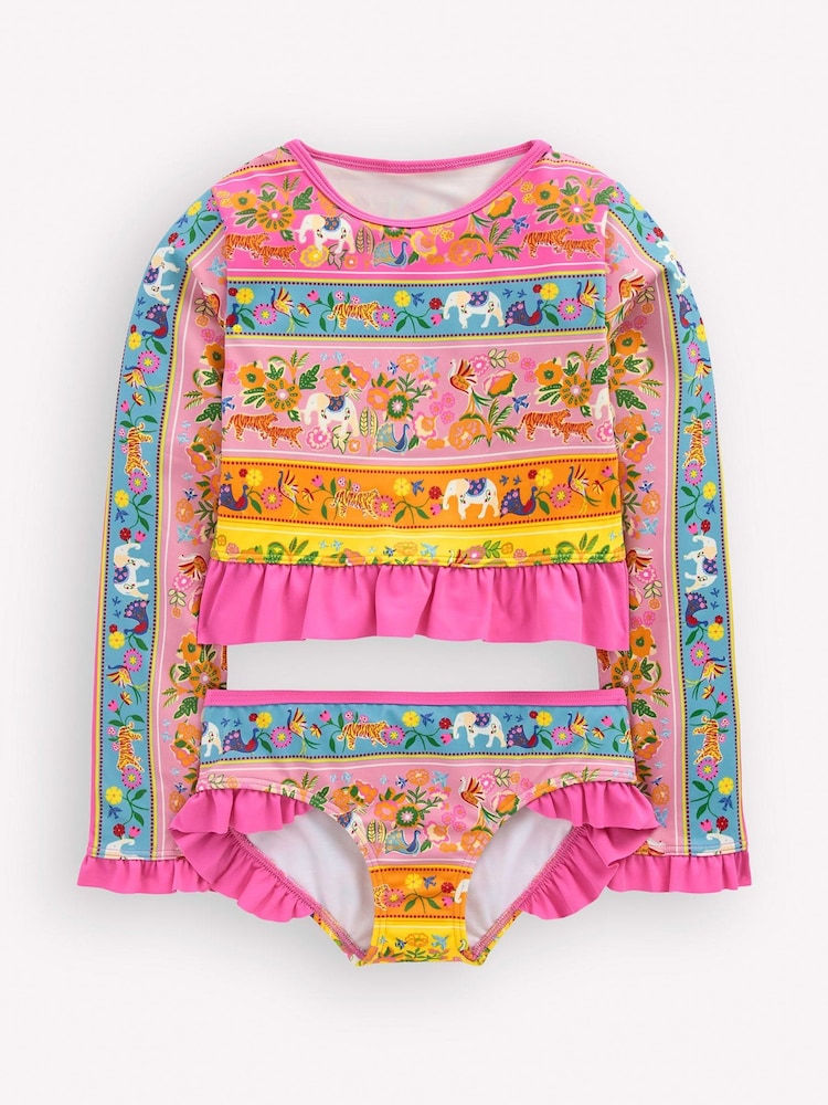 Boden Green Long Sleeve Frill Set - Image 1 of 3