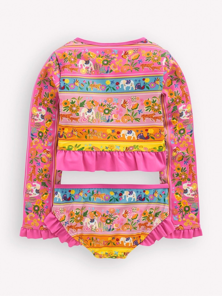 Boden Green Long Sleeve Frill Set - Image 2 of 3