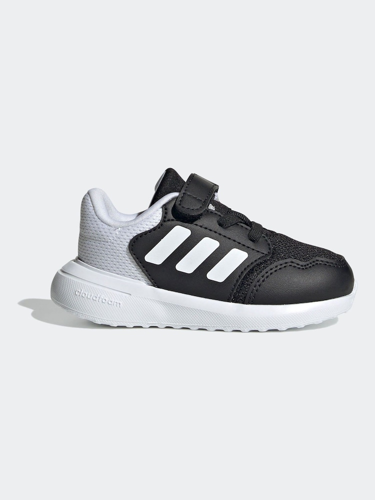 adidas Black/White Tensaur Run 3.0 Infant Kids Trainers - Image 1 of 8