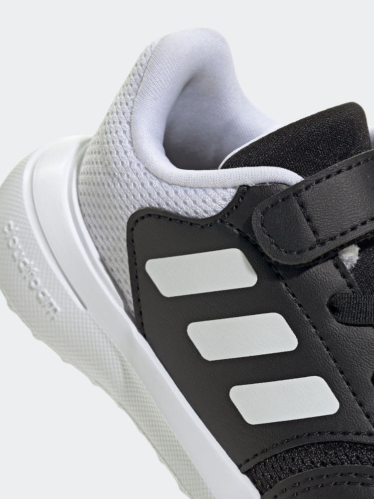 adidas Black/White Tensaur Run 3.0 Infant Kids Trainers - Image 2 of 8