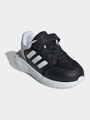 adidas Black/White Tensaur Run 3.0 Infant Kids Trainers - Image 3 of 8