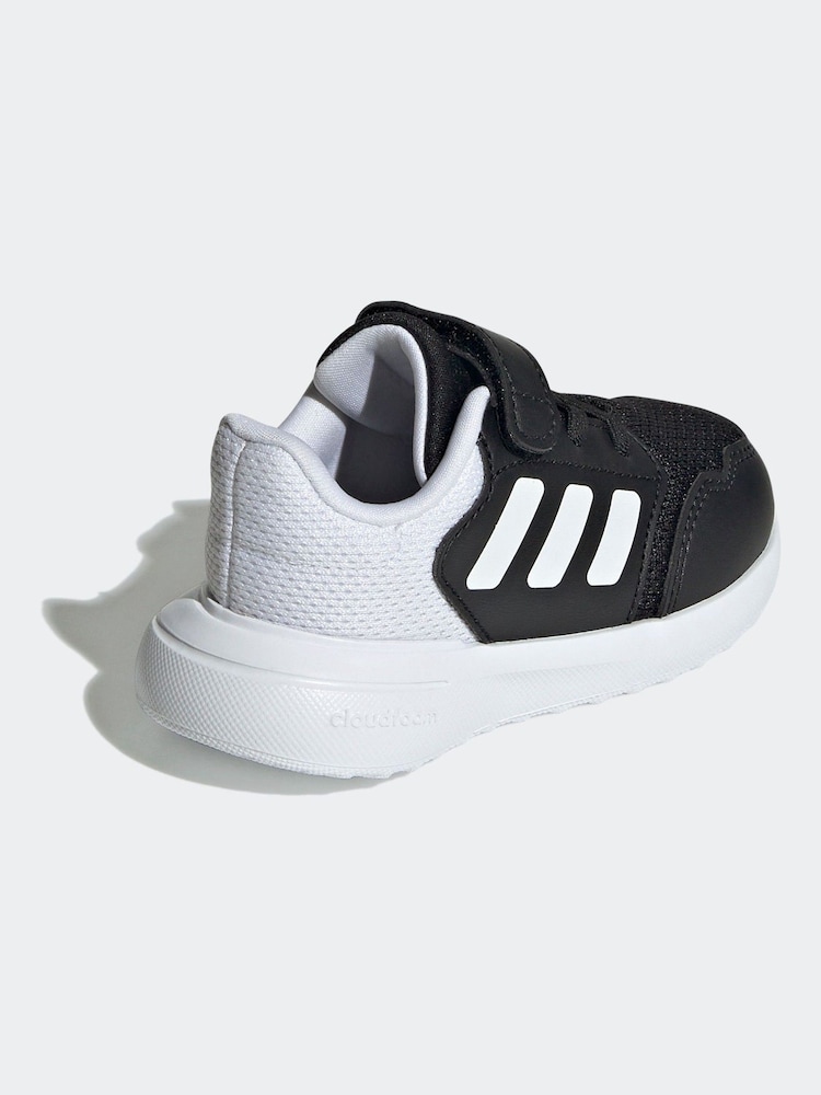adidas Black/White Tensaur Run 3.0 Infant Kids Trainers - Image 4 of 8