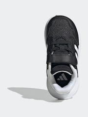 adidas Black/White Tensaur Run 3.0 Infant Kids Trainers - Image 5 of 8