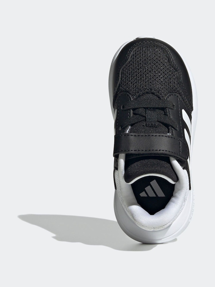 adidas Black/White Tensaur Run 3.0 Infant Kids Trainers - Image 5 of 8
