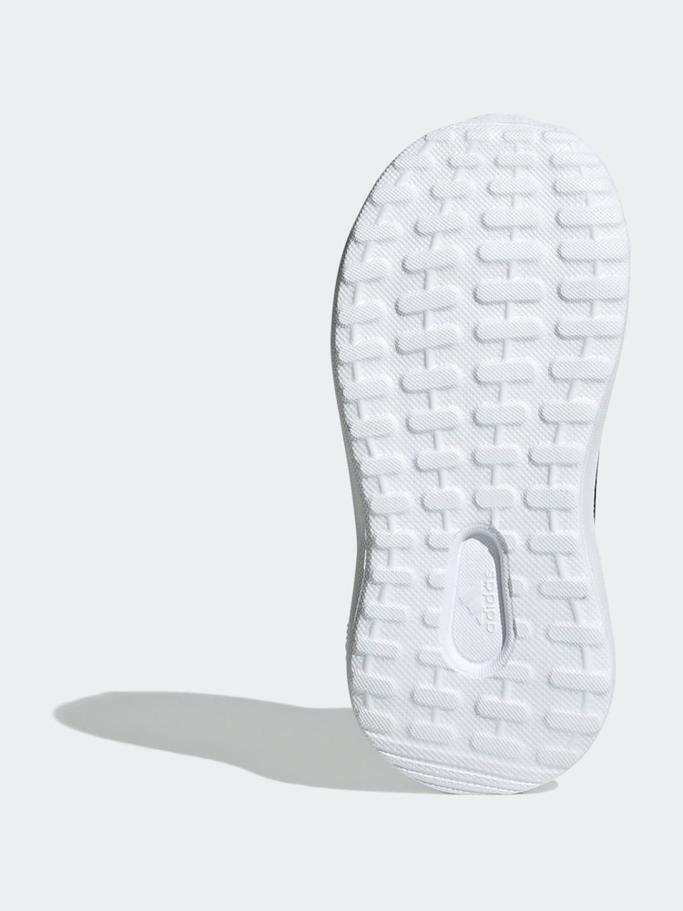 adidas Black/White Tensaur Run 3.0 Infant Kids Trainers - Image 6 of 8