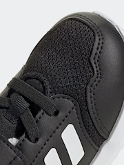 adidas Black/White Tensaur Run 3.0 Infant Kids Trainers - Image 8 of 8