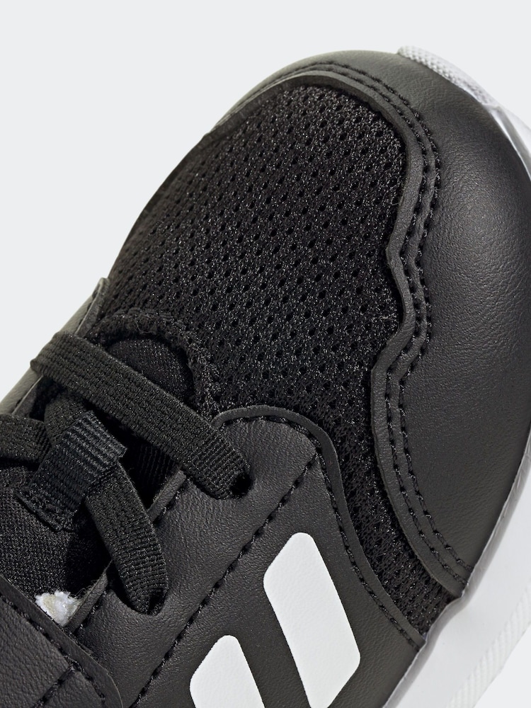 adidas Black/White Tensaur Run 3.0 Infant Kids Trainers - Image 8 of 8