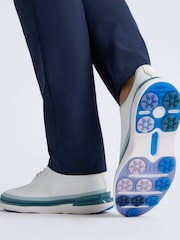 G/Fore White Gallivan2R Tuxedo Stripe Golf Shoes - Image 1 of 6