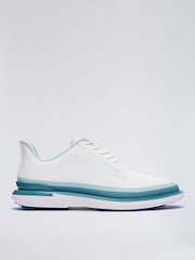 G/Fore White Gallivan2R Tuxedo Stripe Golf Shoes - Image 2 of 6