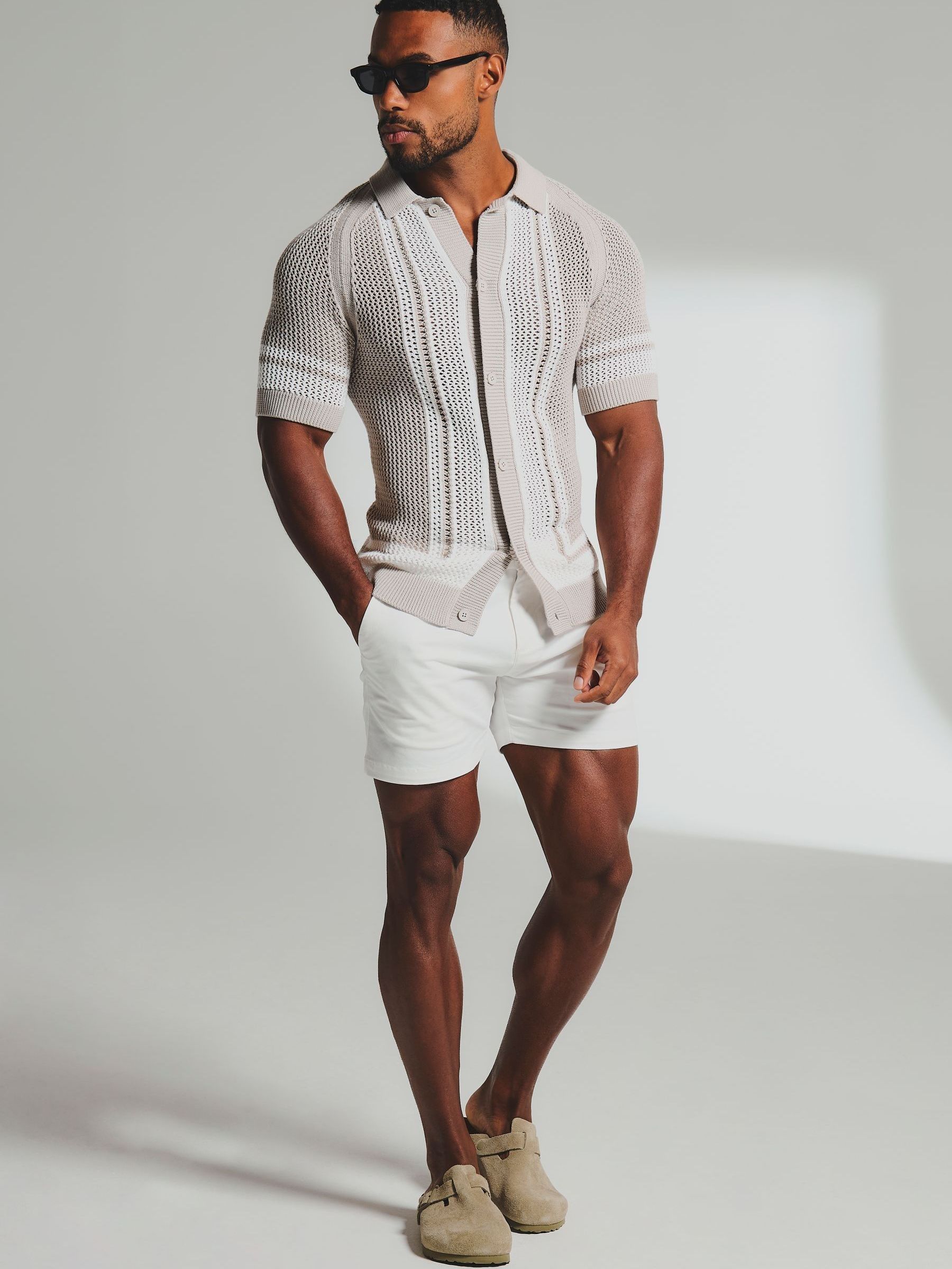 Buy Tailored Athlete Natural Muscle Fit Colour Block Crochet