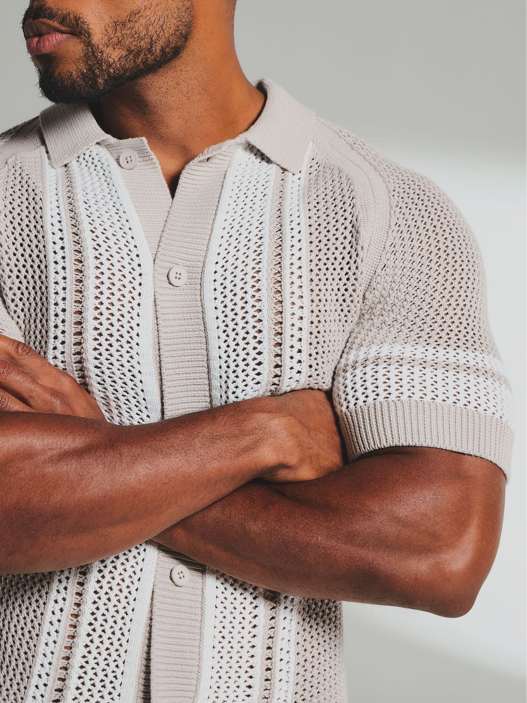 Buy Tailored Athlete Natural Muscle Fit Colour Block Crochet