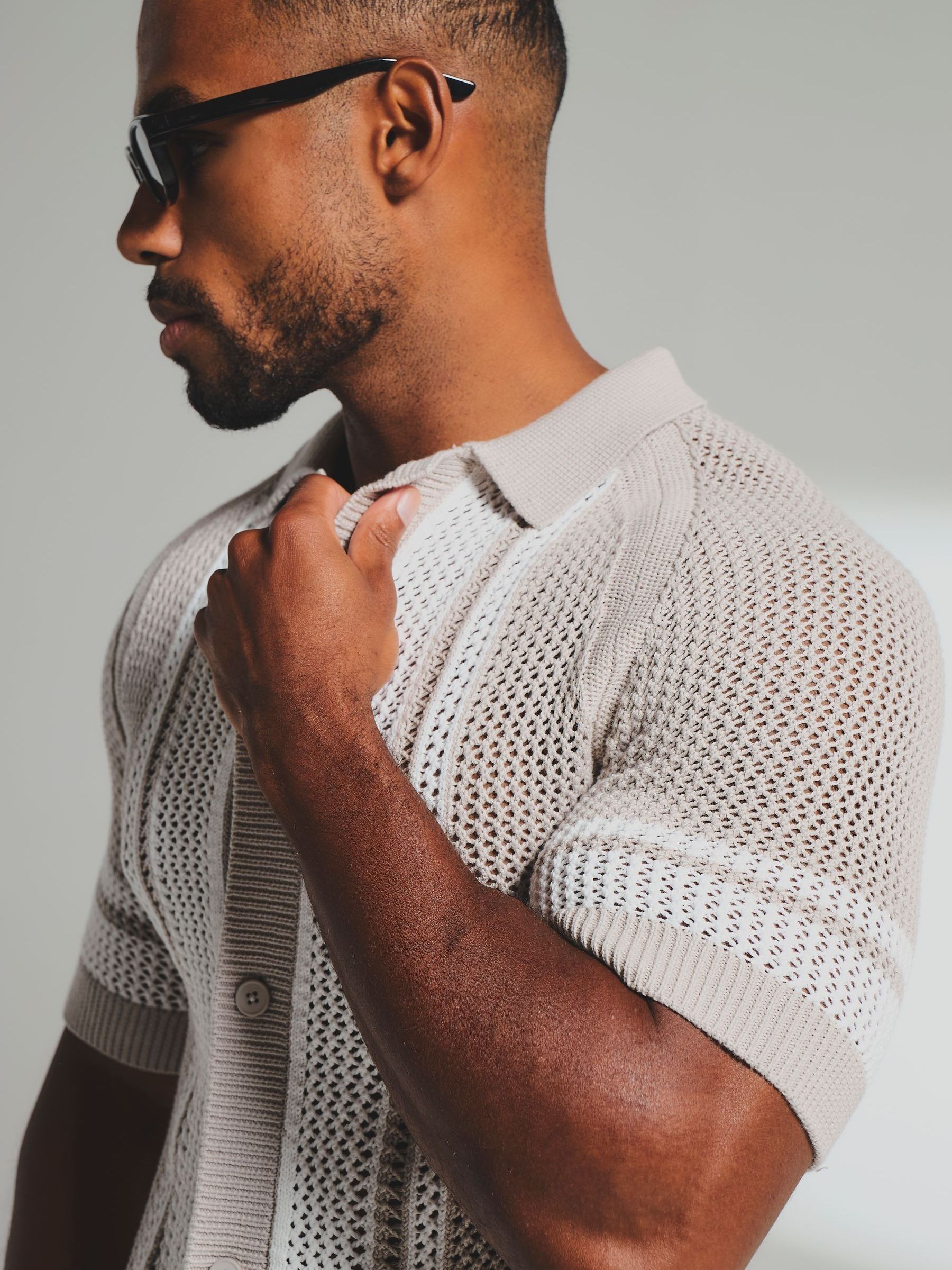 Buy Tailored Athlete Natural Muscle Fit Colour Block Crochet