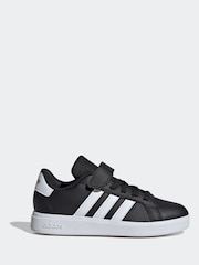 adidas Charcoal Black Grand Court 2.0 Trainers - Image 1 of 9