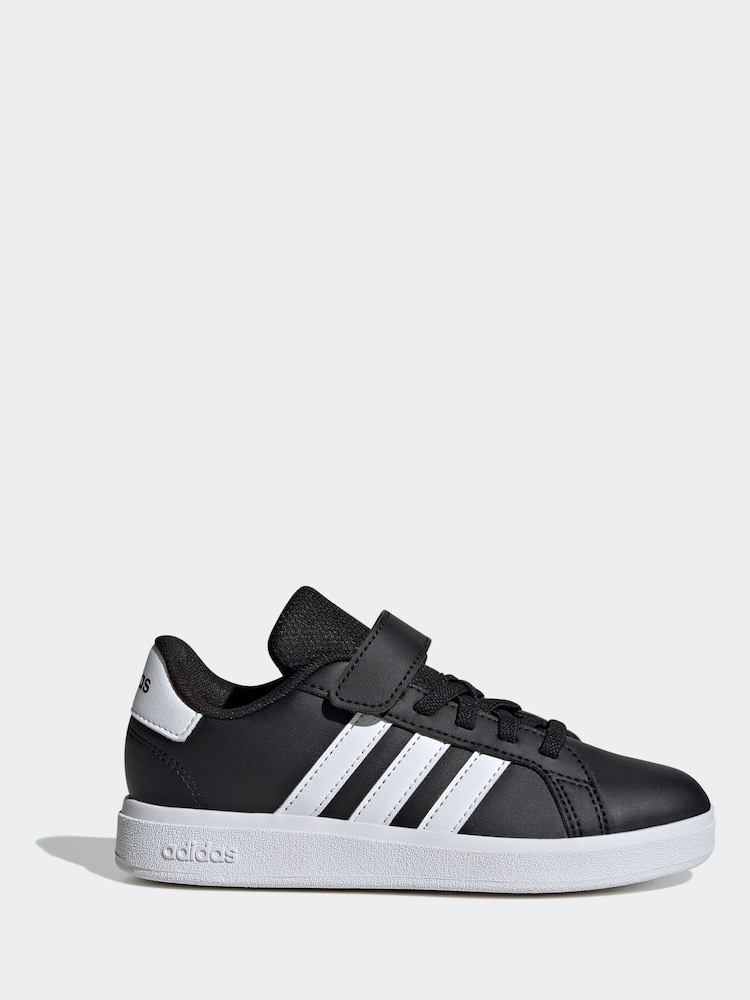 adidas Charcoal Black Grand Court 2.0 Trainers - Image 1 of 9