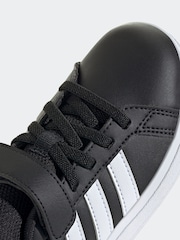 adidas Charcoal Black Grand Court 2.0 Trainers - Image 3 of 9