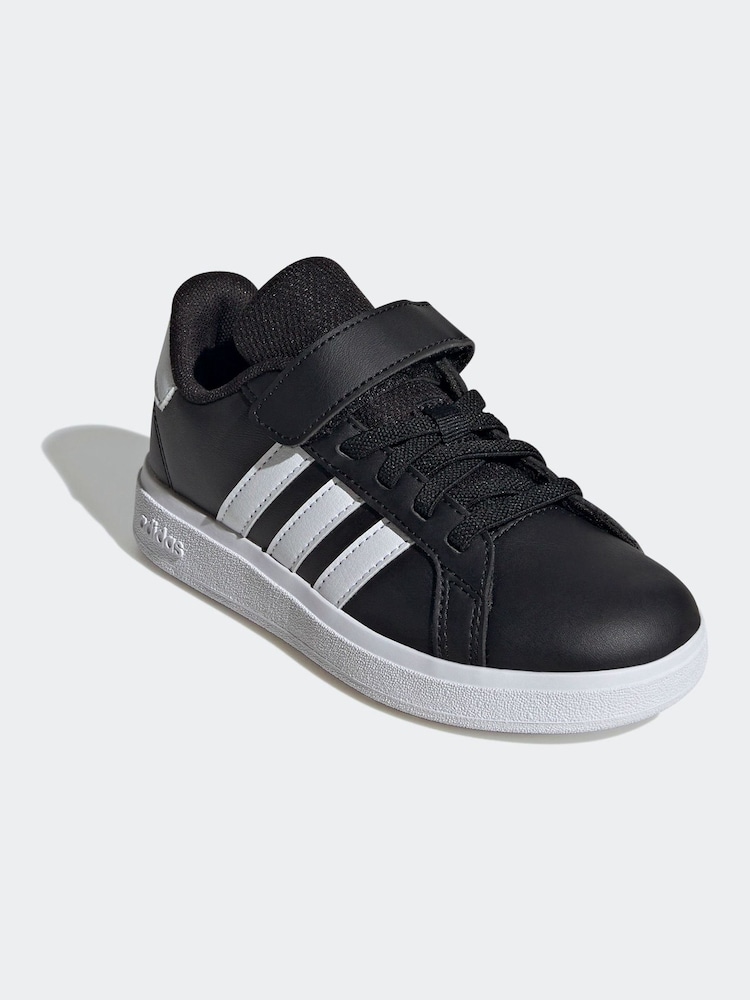 رمادي داكن مائل للأسود - adidas Grand Court 2.0 Trainers - Image 7 of 9