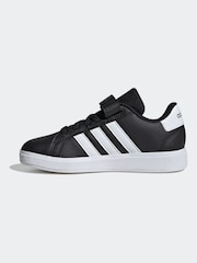 adidas Charcoal Black Grand Court 2.0 Trainers - Image 8 of 9