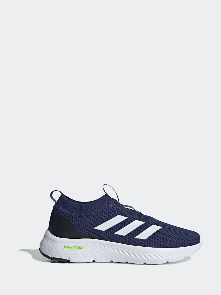 adidas Blue Cloudfoam Move Sock In Trainers - Image 2 of 10