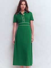 Boden Green Etta Piping Trim Ponte Dress - Image 5 of 6