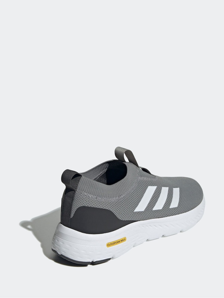 adidas Grey Cloudfoam Move Sock In Trainers - Image 2 of 8