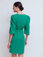 Boden Blue Cary V-Neck Jersey Dress - Image 3 of 7
