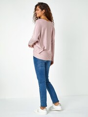 Roman Pink Snowflake Knitted Top - Image 2 of 4