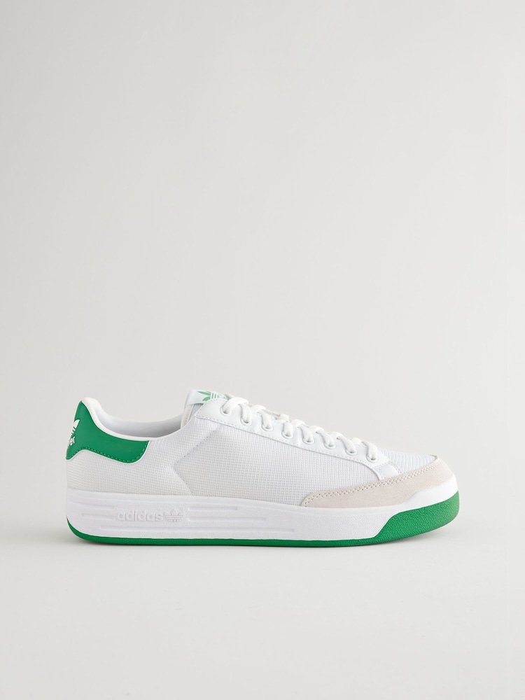 adidas Originals White Rod Laver Trainers - Image 2 of 6