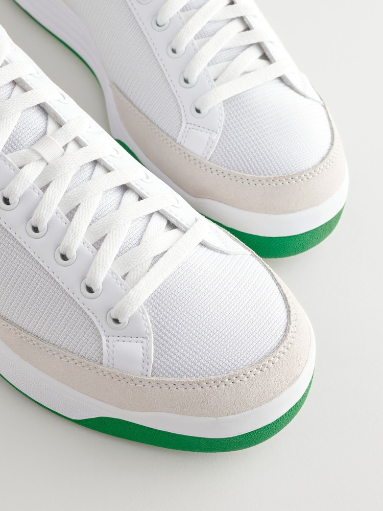 adidas Originals White Rod Laver Trainers - Image 5 of 6