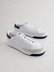 adidas Originals Off White Rod Laver Trainers - Image 1 of 5