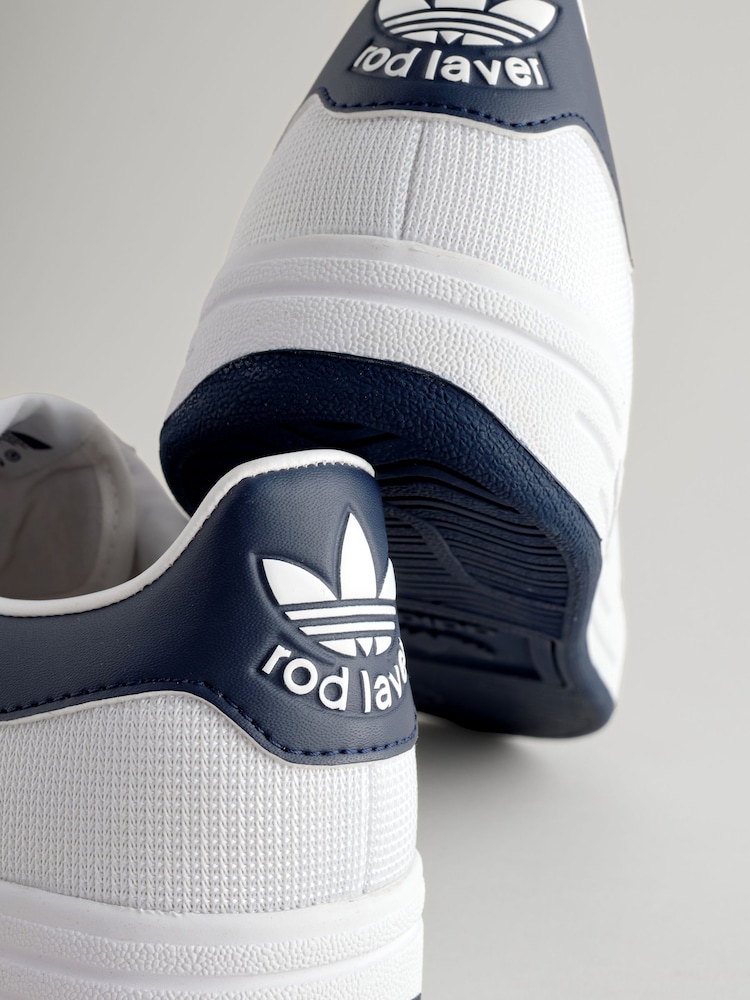 adidas Originals Off White Rod Laver Trainers - Image 5 of 5