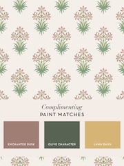 William Morris At Home Pink Cedar Hyacinth Flower 10M Wallpaper - Image 3 of 4