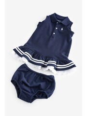 Polo Ralph Lauren Baby Navy Sailor Dress - Image 1 of 4
